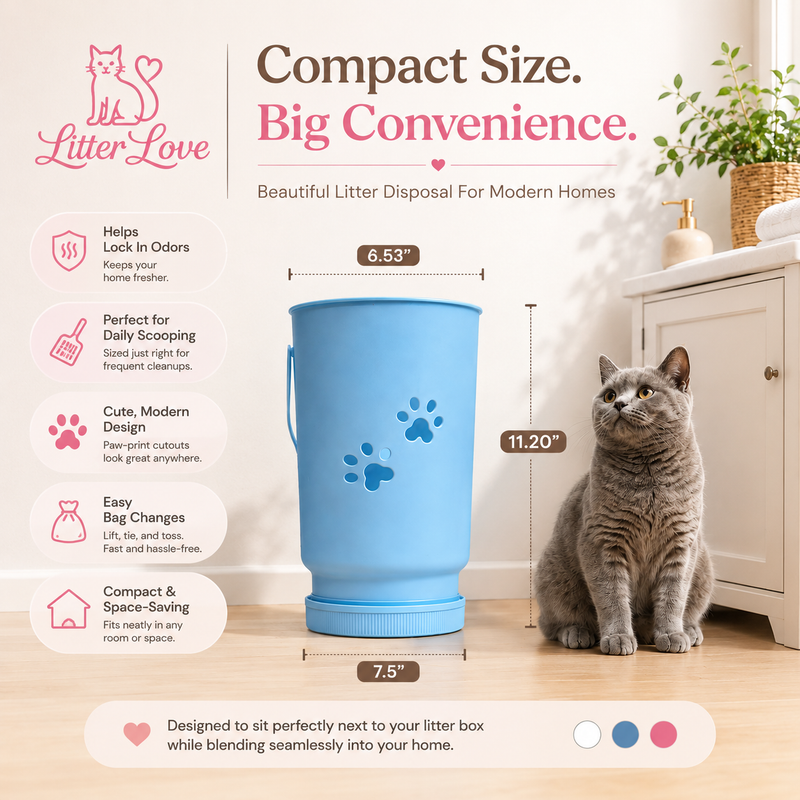 Litter Love Pail - Soft Blue