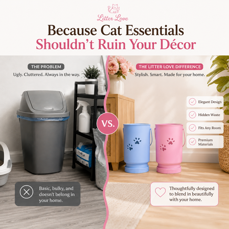Litter Love Pail - White
