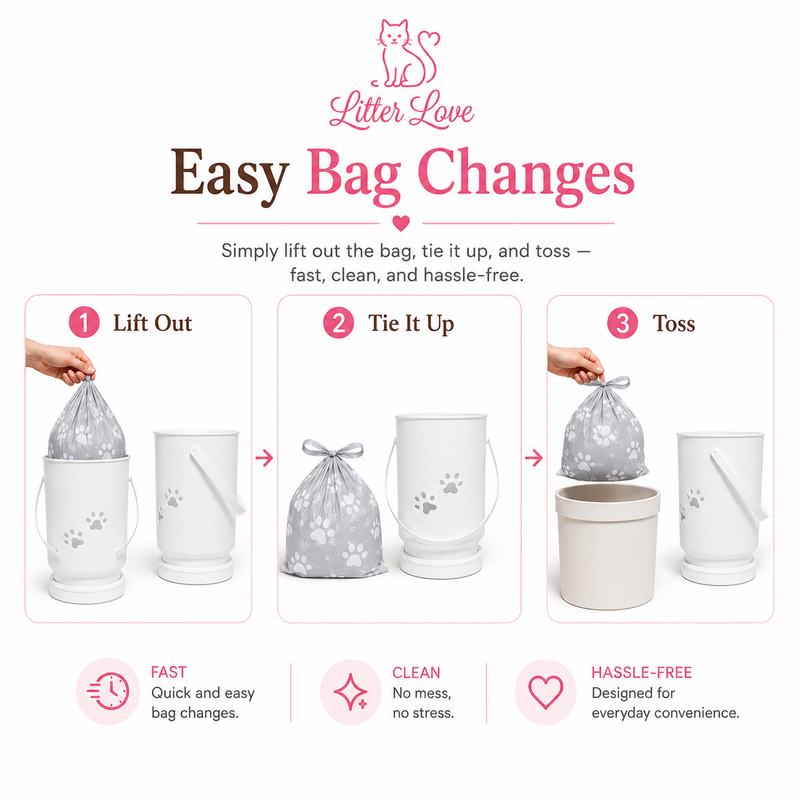 Litter Love Pail - Soft Blue