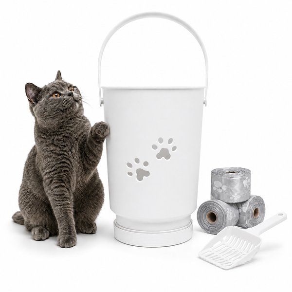 Litter Love Pail - White