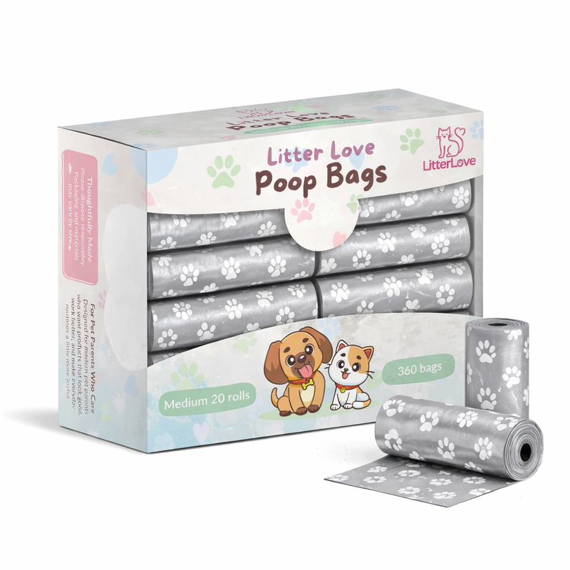 🐾 Litter Love Poop Bags — Medium Pack