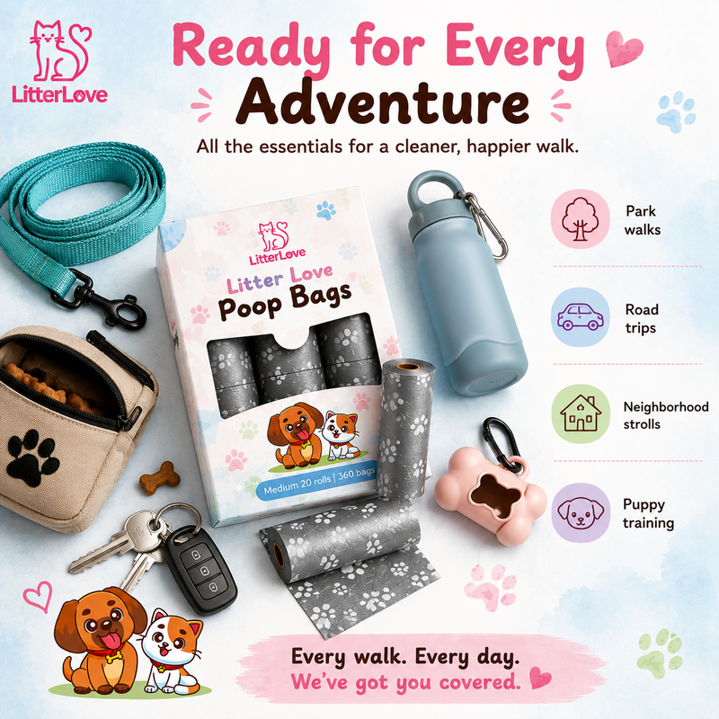 🐾 Litter Love Poop Bags — Small Pack